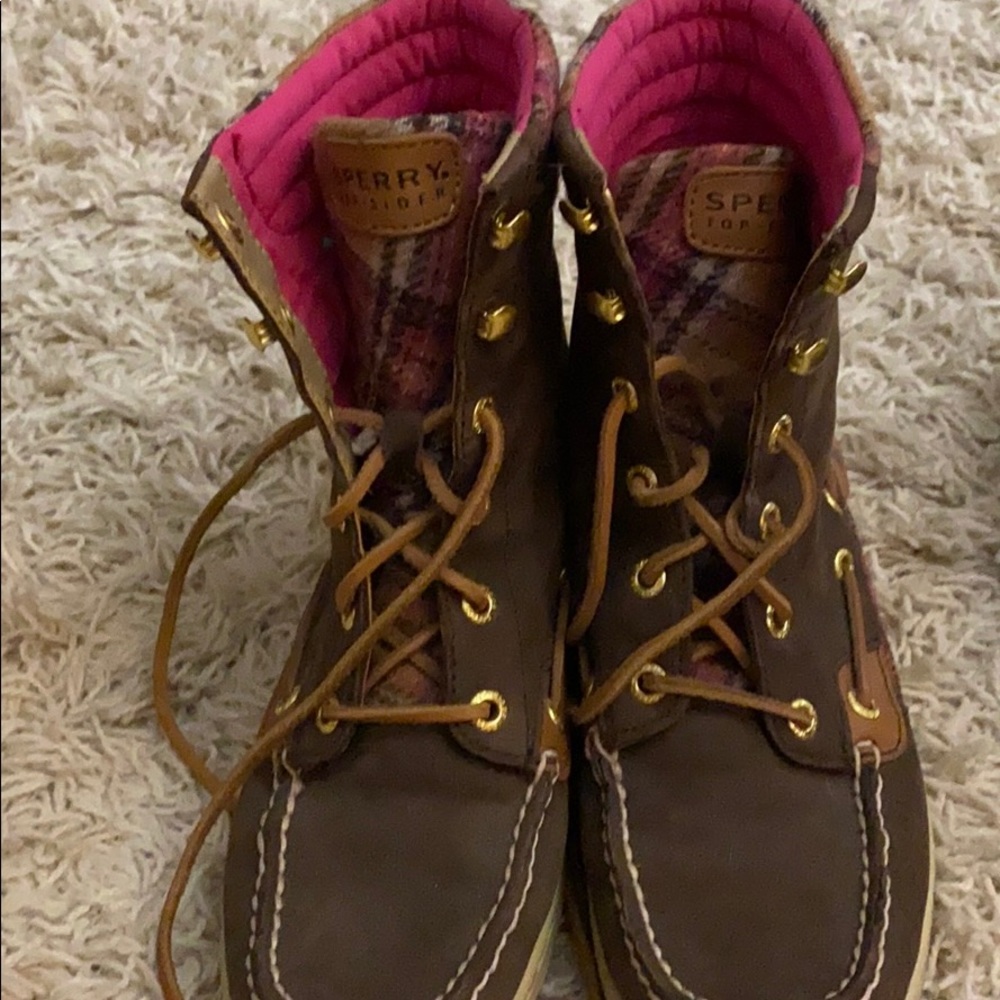 Sperry topsider boots size 6